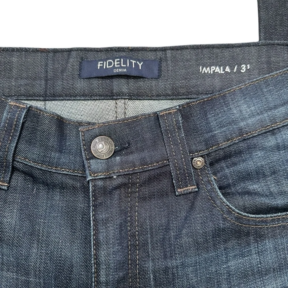 Fidelity Denim Men’s 31 Waist Dark Wash Impala Straight Leg Jean